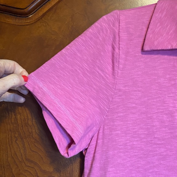 Talbots Pink Short Sleeve Polo Dress                     Size Small - Picture 3 of 6